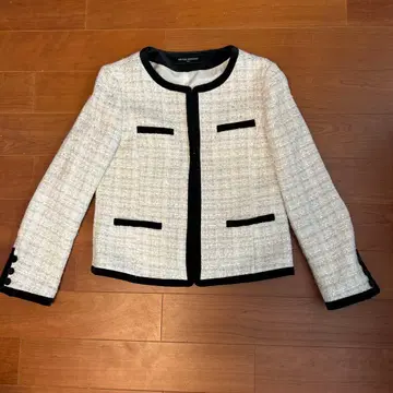 UNITED ARROWS 노카라 자켓 트위드