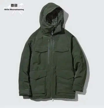 [ 미사용 ] WhiteMountaineering 하이브리드 다운 후드티
