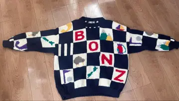 BONZO 체크 무늬 울 스웨터