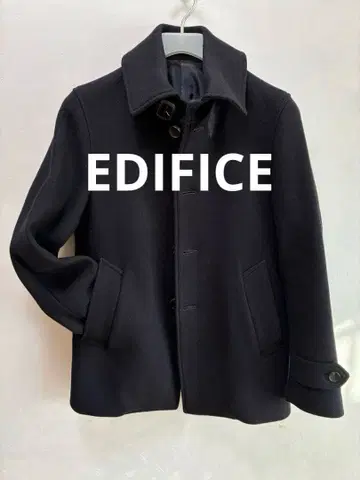 EDIFICE 에디피스 울 100% 네이비 피코트