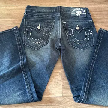 새상품급 트루릴리젼 부츠컷 데님