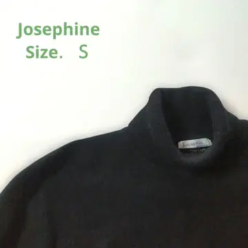 [최상의 촉감] 100% 퓨어 캐시미어 터틀넥 스웨터 S 블랙