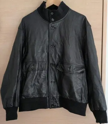 SKOOKUM 블랙 양가죽 자켓 L