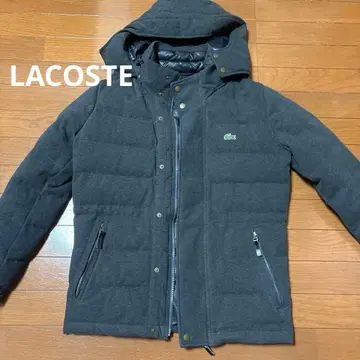 LACOSTE 블랙 다운 자켓 46