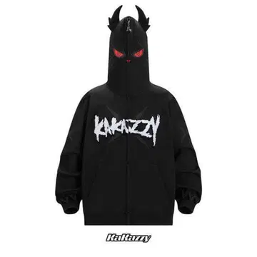 Kakazzy Full Zip Hoodie Black