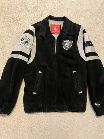 NFL 레이더스 스웨이드 자켓