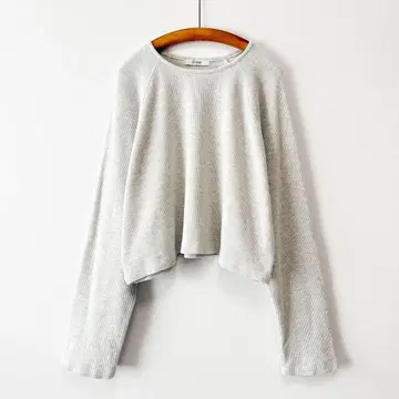 새상품급 캐널진 El mar 와플 래글런 롱 T셔츠 숏 기장