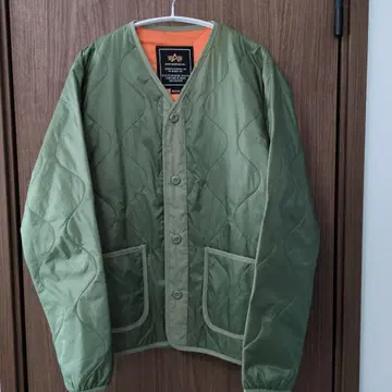 알파인더스트리 퀼팅 자켓