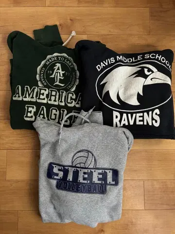 미국 빈티지 의류 S M 3장 세트