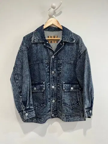 새상품급 PAGEBOY 페이지 보이 데님 자켓 케미컬