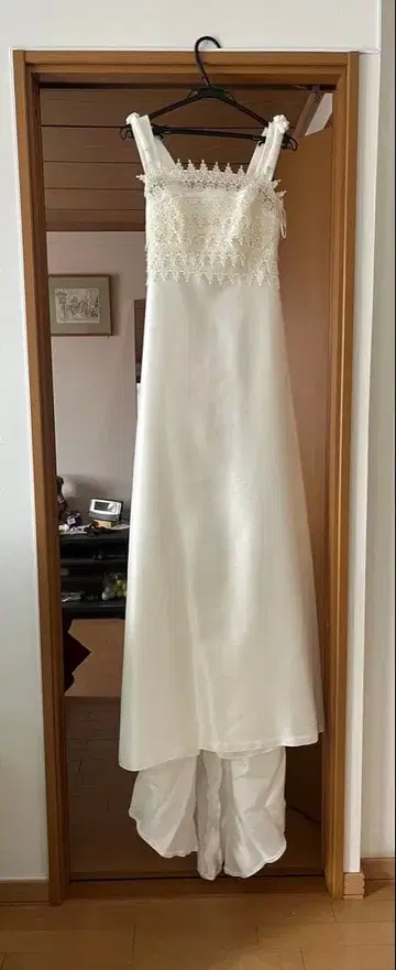 실크 웨딩 드레스