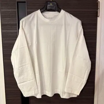 muji labo 무지 라보 초장면 천축 편직 크루넥 긴팔 t셔츠