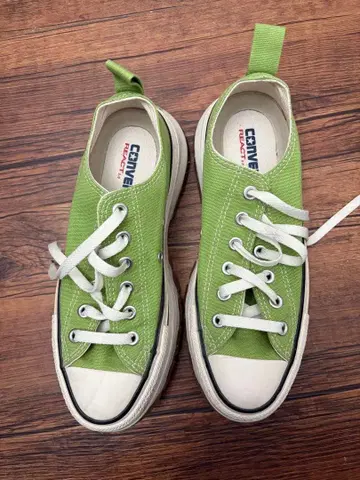 ALL STAR 그린 통굽 스니커즈 24.5