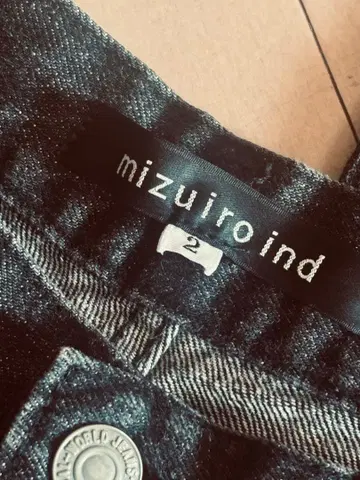 미즈이로 인드 데님 팬츠 사이즈 2