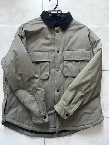 H&M 패디드 셔츠 자켓 충전솜 아우터 s 사이즈