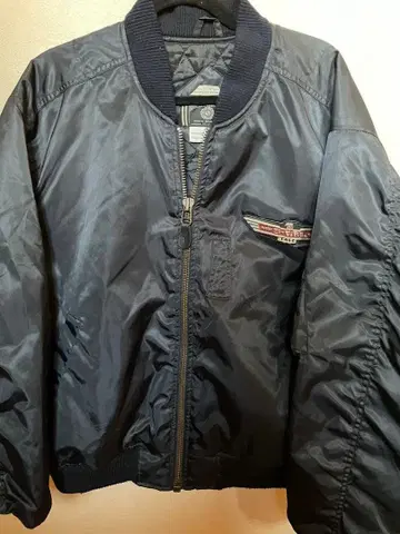 MA-1 플라이트 자켓 네이비 L 사이즈 (가격 인하 가능)