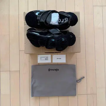 grounds OYSTER LOAFER BLACK 25.5cm