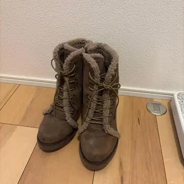 에스페란자 퍼 부츠 브라운 브라운 새상품급