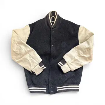 90s 에릭 헤이즈 haze 바시티 자켓 구제 의류 가죽 그래피티