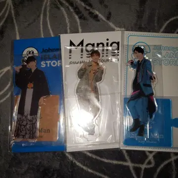 Snow Man 아크릴 스탠드 3개 세트 무카이 코지