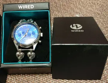WIRED 실버 워치 브레스 하트 스톤즈