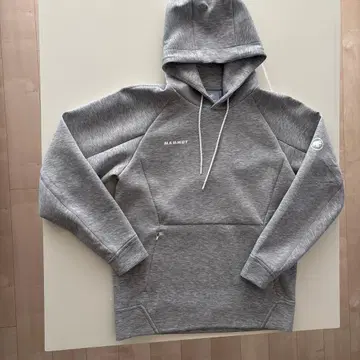 MAMMUT 그레이 후드티 아시아 XL 사이즈