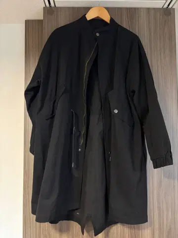 CIAOPANIC 블랙 모즈 코트 남성용