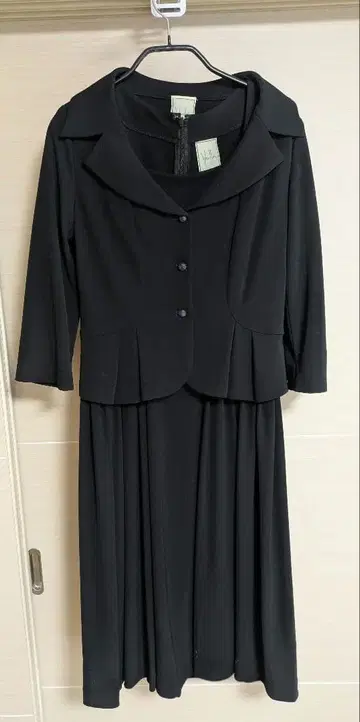 시빌라 shilla 블랙 원피스 재킷 세트