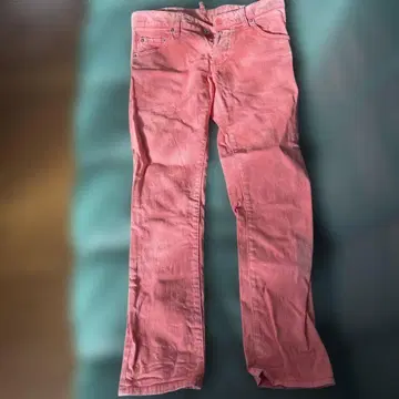 DSQUARED2 핑크 스트레이트 청바지 엄청나게 멋지고 예쁨