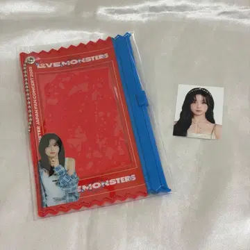 BABYMONSTER 아현 캡슐 토이 슬라이더 파우치 FC 특전 ID