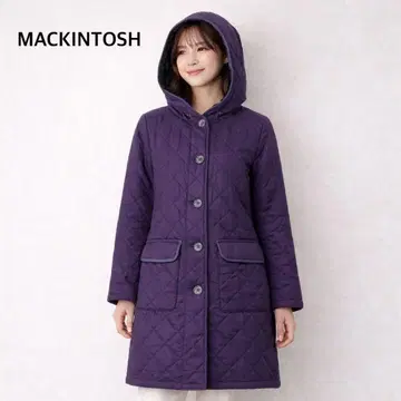 MACKINTOSH 매킨토시 퀼팅 코트 38 M 퍼플