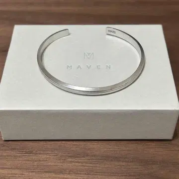 MAVEN S925 실버 뱅글 상자 없음