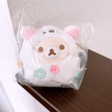 리락쿠마 스토어 한정판 코리락쿠마 시마연가 매달기 봉제 인형