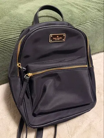 kate spade 블랙 백팩 나일론