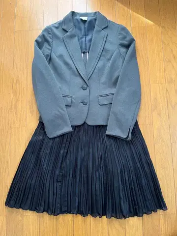 EMMA JAMES NEWYORK 블레이저 플리츠 스커트 세트 L