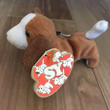 SY 유겐 미니 아이돌 바셋 하운드 볼 체인 봉제 인형
