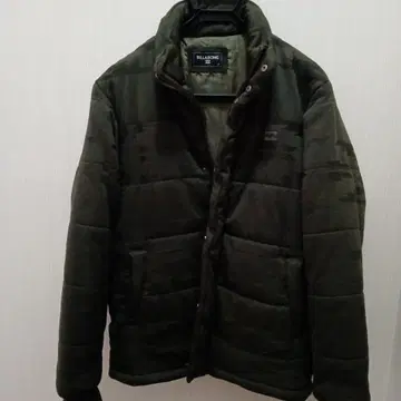 BILLABONG 올리브 그린 다운 자켓 M