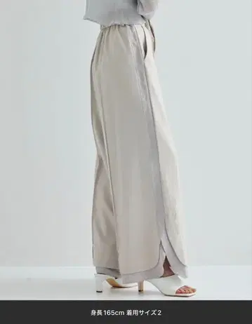 [ STUDIOUS/STUDIOUS ] 시어 레이어드 트라우저