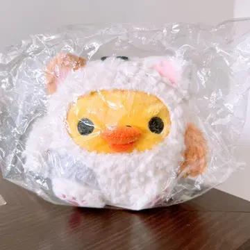 리락쿠마 키이로이토리 모아 앉아 봉제 인형 고양이 푹신푹신