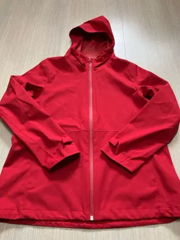 [새상품급] 유니클로 블록테크 마운틴 파카 빨간색 XL