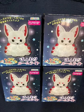 쵸콘과 구미호님 포근한 룸 라이트 4개 세트