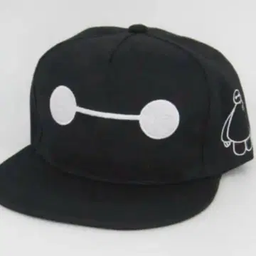 베이맥스 블랙 캡 모자 블랙