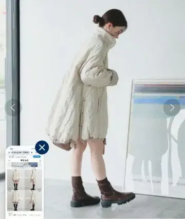 Kastane 퀼팅 리버서블 코트