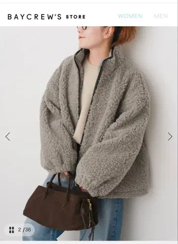 ZIPBOA BZ / 지퍼 보아 블루종 36 사이즈