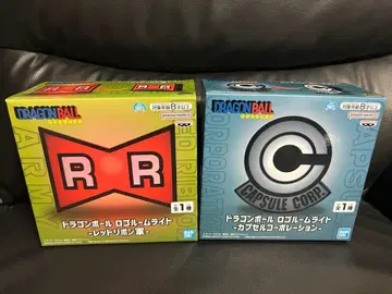 드래곤볼 로고 룸 라이트 레드 리본군 캡슐 코퍼레이션