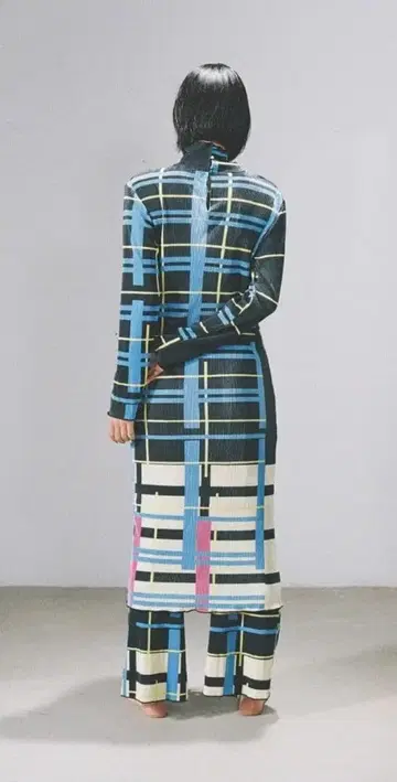 [ 미개봉 새상품 ] 로빈슨 체크 플리츠 원피스