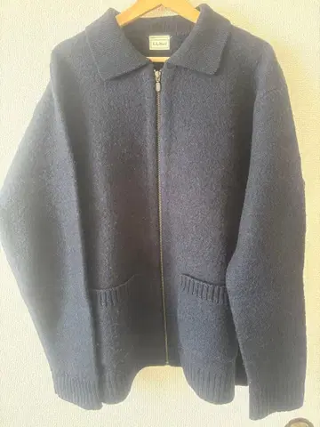 L.L.Bean 네이비 니트 가디건