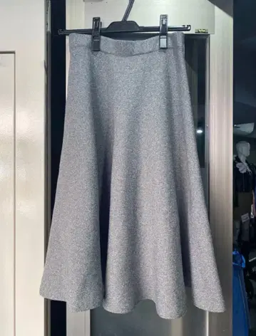 [ 새상품급 ] LE CIEL BLEU 플레어 스커트 그레이 36