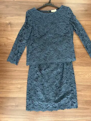 UNITED ARROWS 다크 블루 레이스 셋업