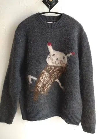 S 사이즈 ZARA SOSHIOTSUKI 브러쉬드 인터샤 니트